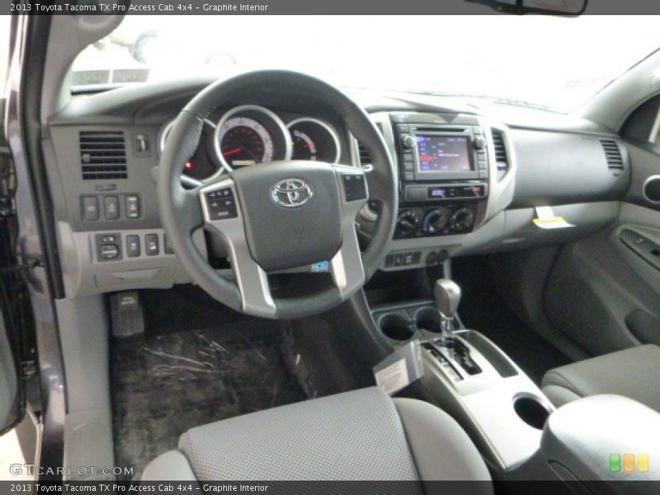 Graphite Interior Photo for the 2013 Toyota Tacoma TX Pro Access Cab 4x4 #79375779