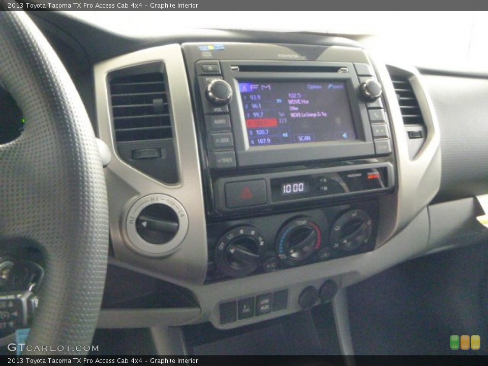 Graphite Interior Controls for the 2013 Toyota Tacoma TX Pro Access Cab 4x4 #79375821