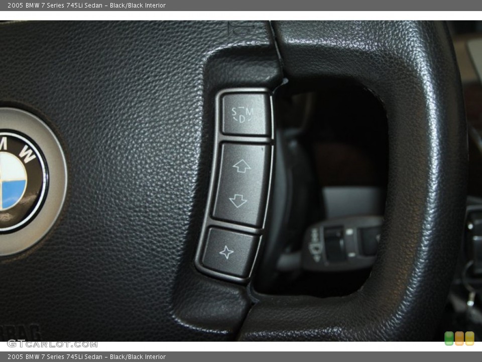 Black/Black Interior Controls for the 2005 BMW 7 Series 745Li Sedan #79376205