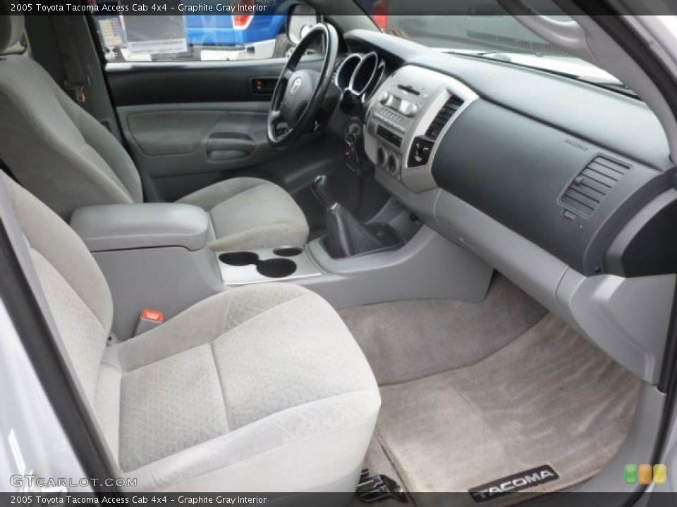 Graphite Gray Interior Front Seat for the 2005 Toyota Tacoma Access Cab 4x4 #79376779