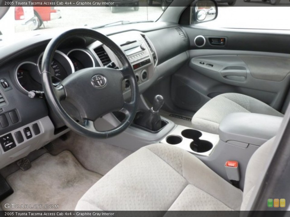 Graphite Gray 2005 Toyota Tacoma Interiors