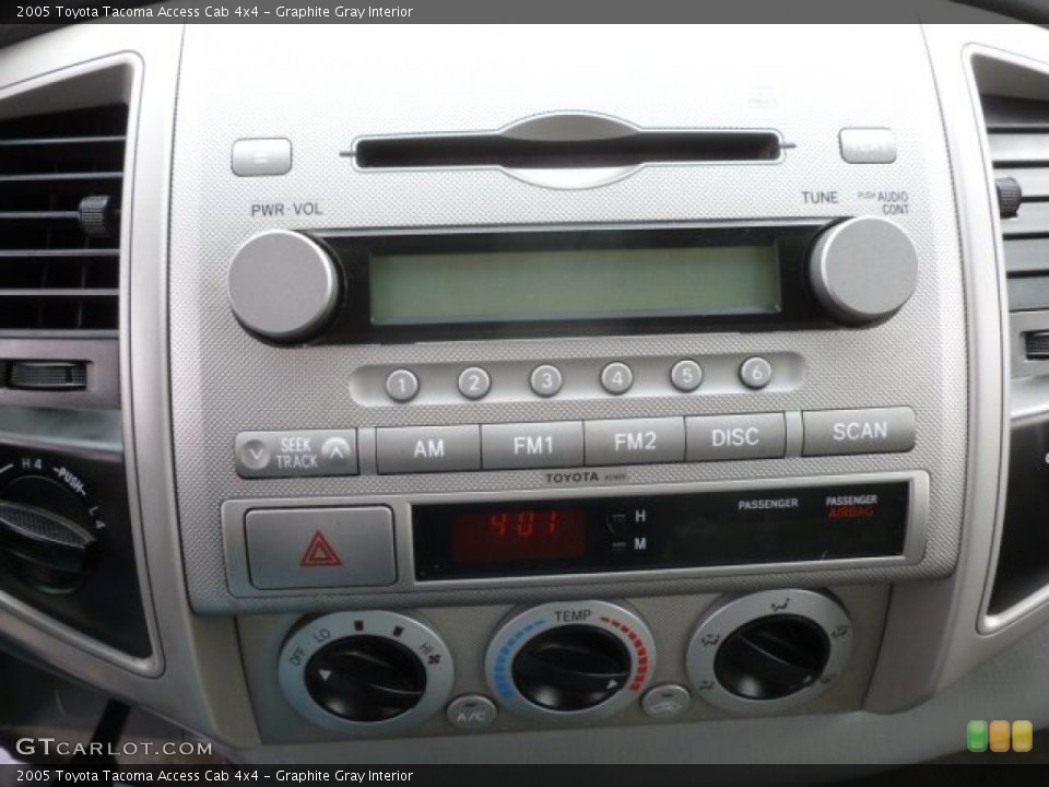 Graphite Gray Interior Audio System for the 2005 Toyota Tacoma Access Cab 4x4 #79376867