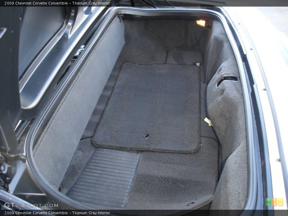 Titanium Gray Interior Trunk for the 2009 Chevrolet Corvette Convertible #79377673