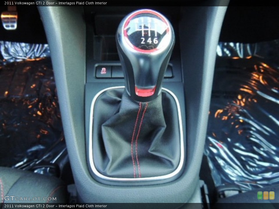 Interlagos Plaid Cloth Interior Transmission for the 2011 Volkswagen GTI 2 Door #79377766