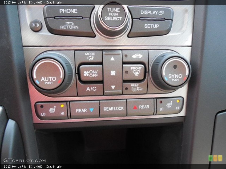 Gray Interior Controls for the 2013 Honda Pilot EX-L 4WD #79379044