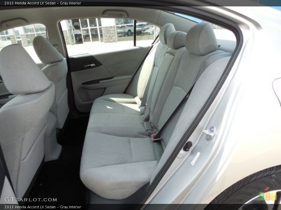 Gray Interior Rear Seat for the 2013 Honda Accord LX Sedan #79379289