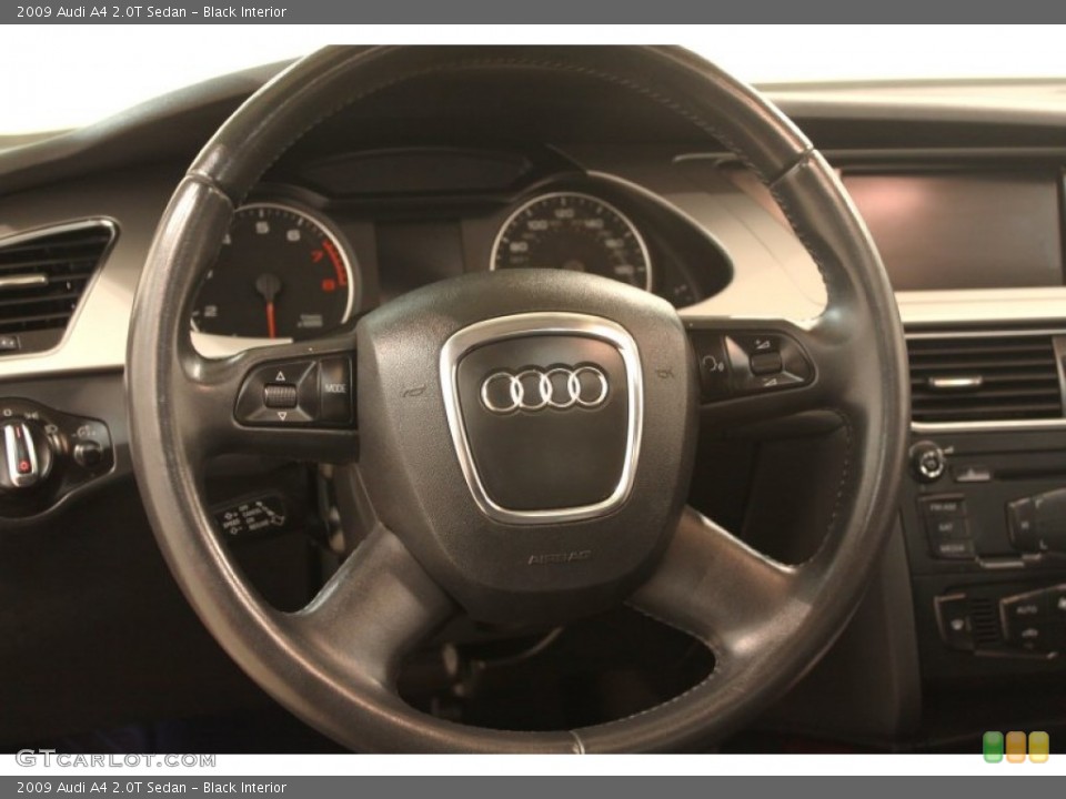 Black Interior Steering Wheel for the 2009 Audi A4 2.0T Sedan #79379651