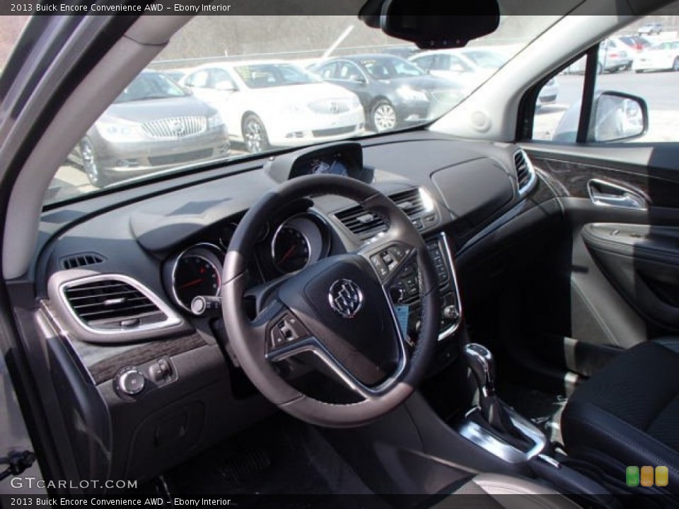 Ebony Interior Dashboard for the 2013 Buick Encore Convenience AWD #79379791
