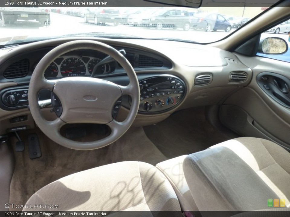 Medium Prairie Tan Interior Dashboard for the 1999 Ford Taurus SE Wagon #79380933