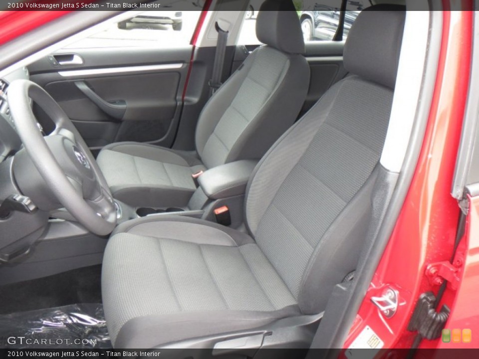 Titan Black Interior Photo for the 2010 Volkswagen Jetta S Sedan #79381355