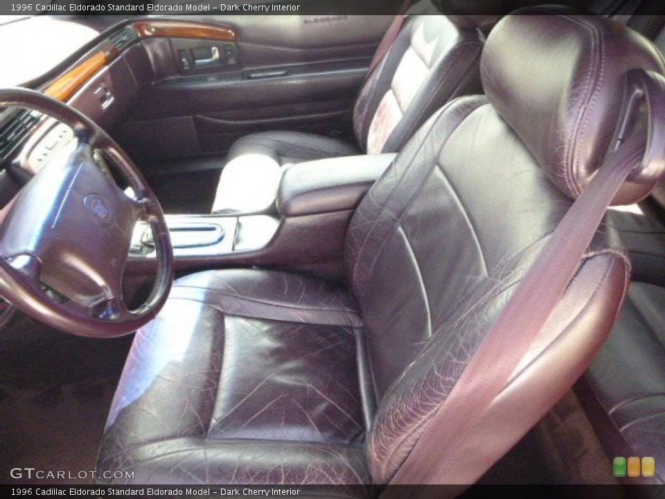 Dark Cherry Interior Photo for the 1996 Cadillac Eldorado  #79381903