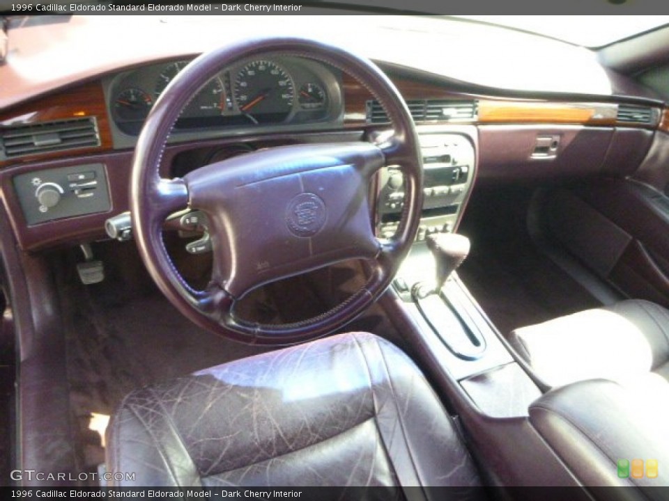 Dark Cherry 1996 Cadillac Eldorado Interiors