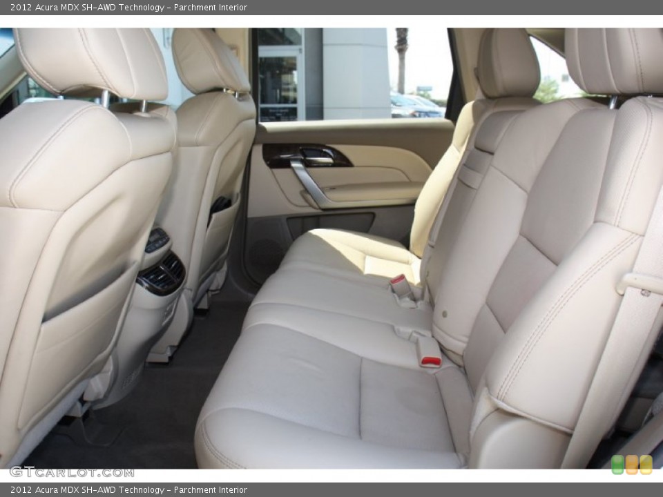 Parchment Interior Rear Seat for the 2012 Acura MDX SH-AWD Technology #79383875