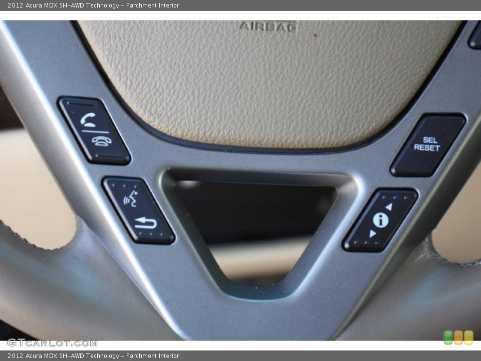 Parchment Interior Controls for the 2012 Acura MDX SH-AWD Technology #79384213
