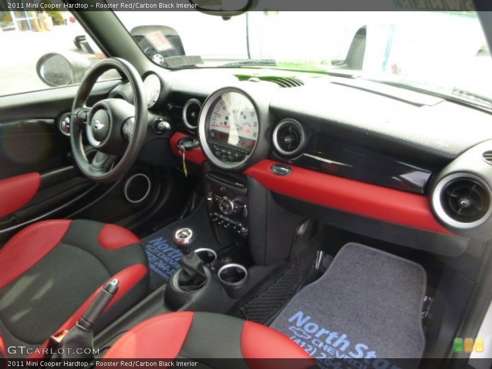 Rooster Red/Carbon Black Interior Dashboard for the 2011 Mini Cooper Hardtop #79385021