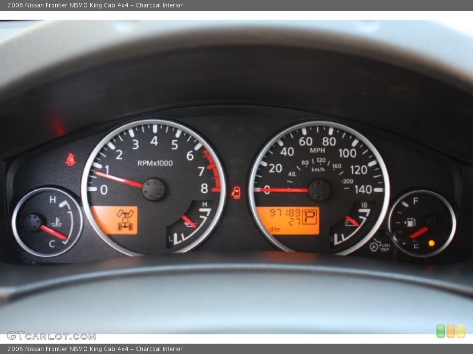 Charcoal Interior Gauges for the 2006 Nissan Frontier NISMO King Cab 4x4 #79385635