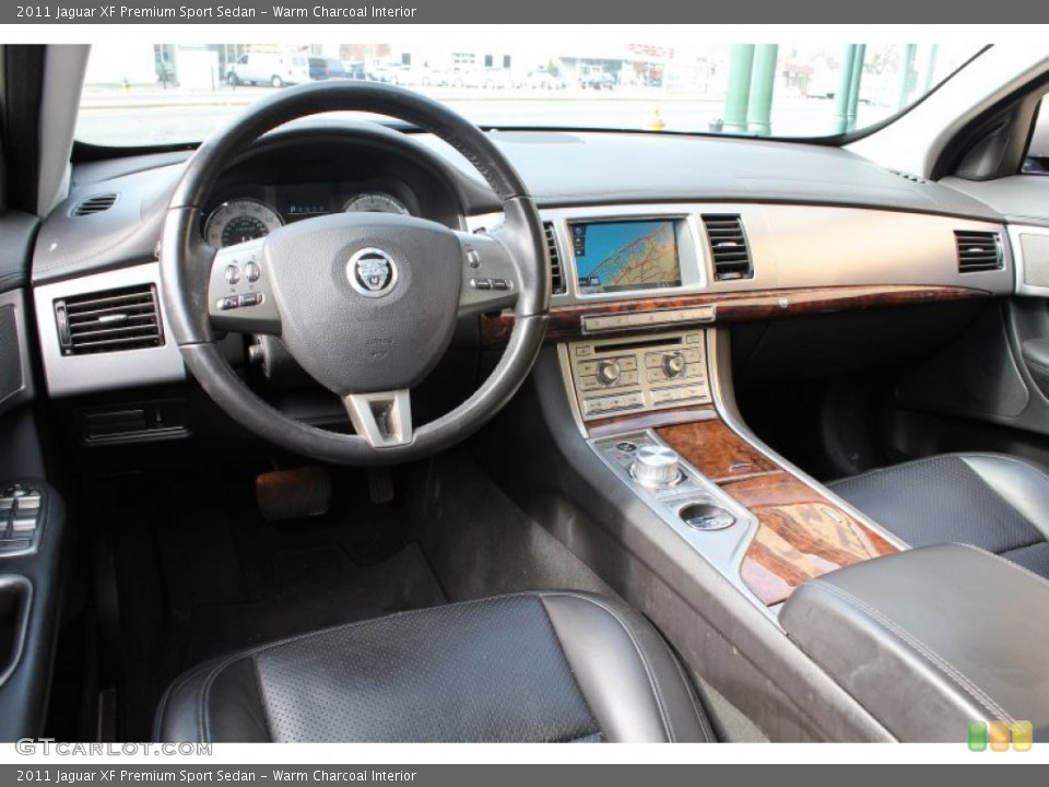 Warm Charcoal Interior Prime Interior for the 2011 Jaguar XF Premium Sport Sedan #79385704