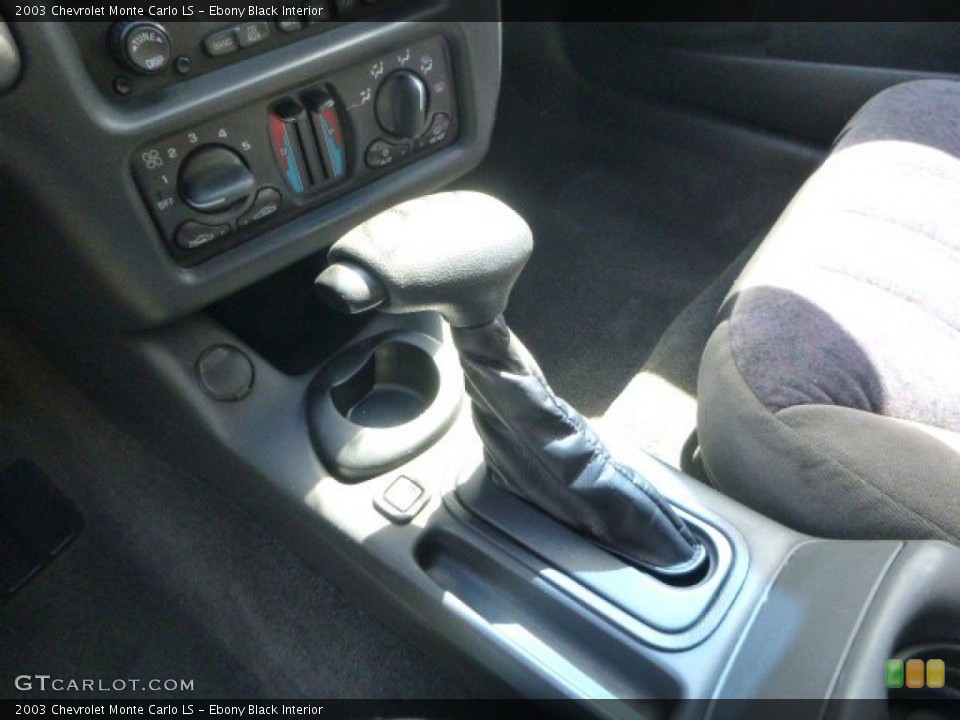 Ebony Black Interior Transmission for the 2003 Chevrolet Monte Carlo LS #79387464
