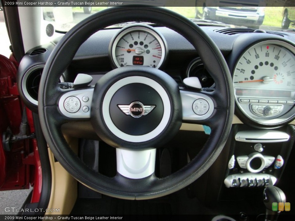 Gravity Tuscan Beige Leather Interior Steering Wheel for the 2009 Mini Cooper Hardtop #79395983
