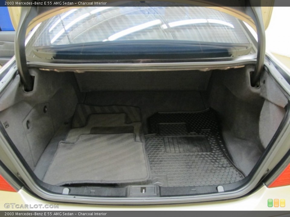 Charcoal Interior Trunk for the 2003 Mercedes-Benz E 55 AMG Sedan #79397050