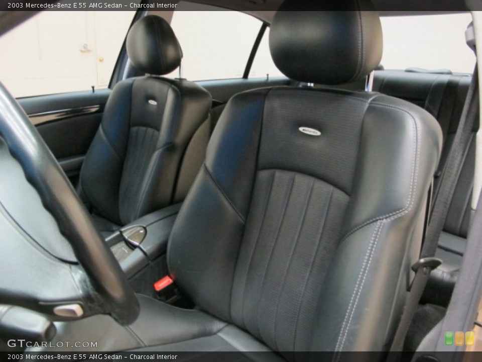 Charcoal Interior Front Seat for the 2003 Mercedes-Benz E 55 AMG Sedan #79397196