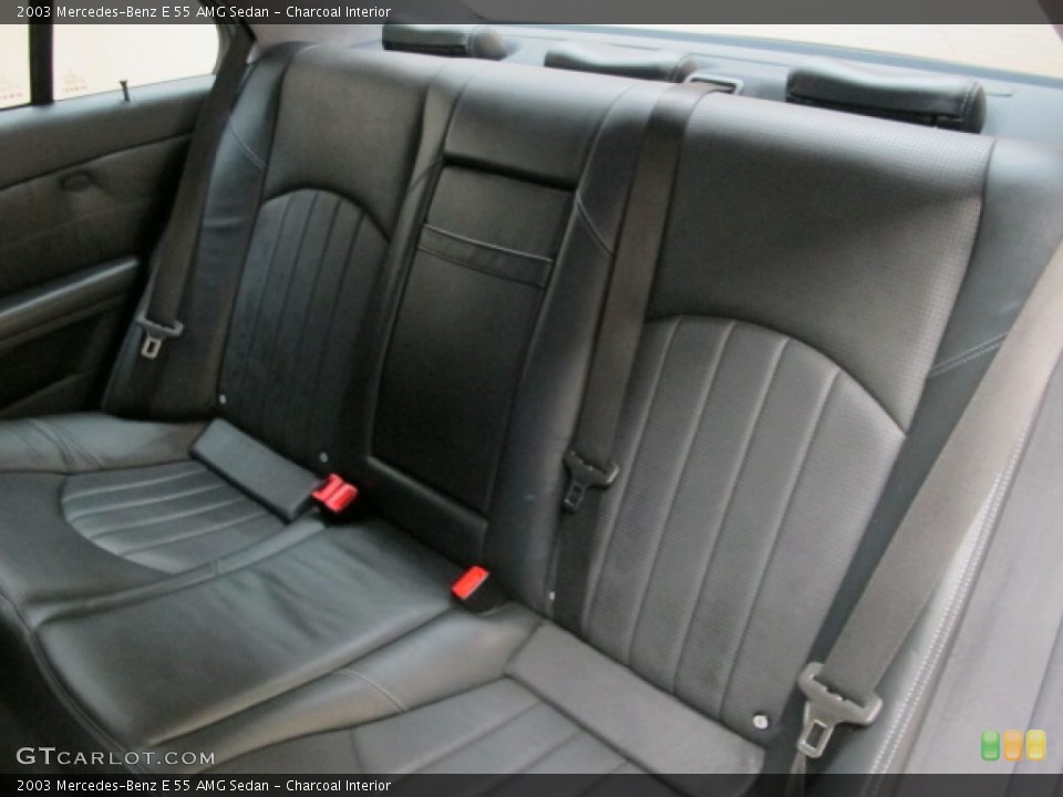Charcoal Interior Rear Seat for the 2003 Mercedes-Benz E 55 AMG Sedan #79397238