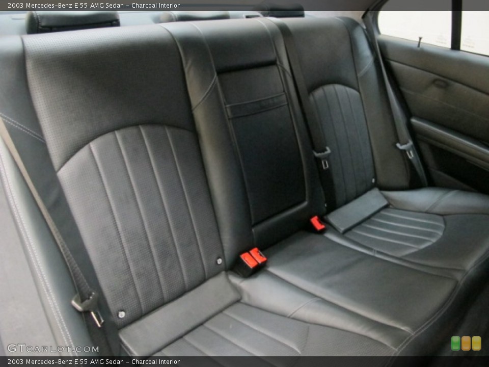 Charcoal Interior Rear Seat for the 2003 Mercedes-Benz E 55 AMG Sedan #79397283