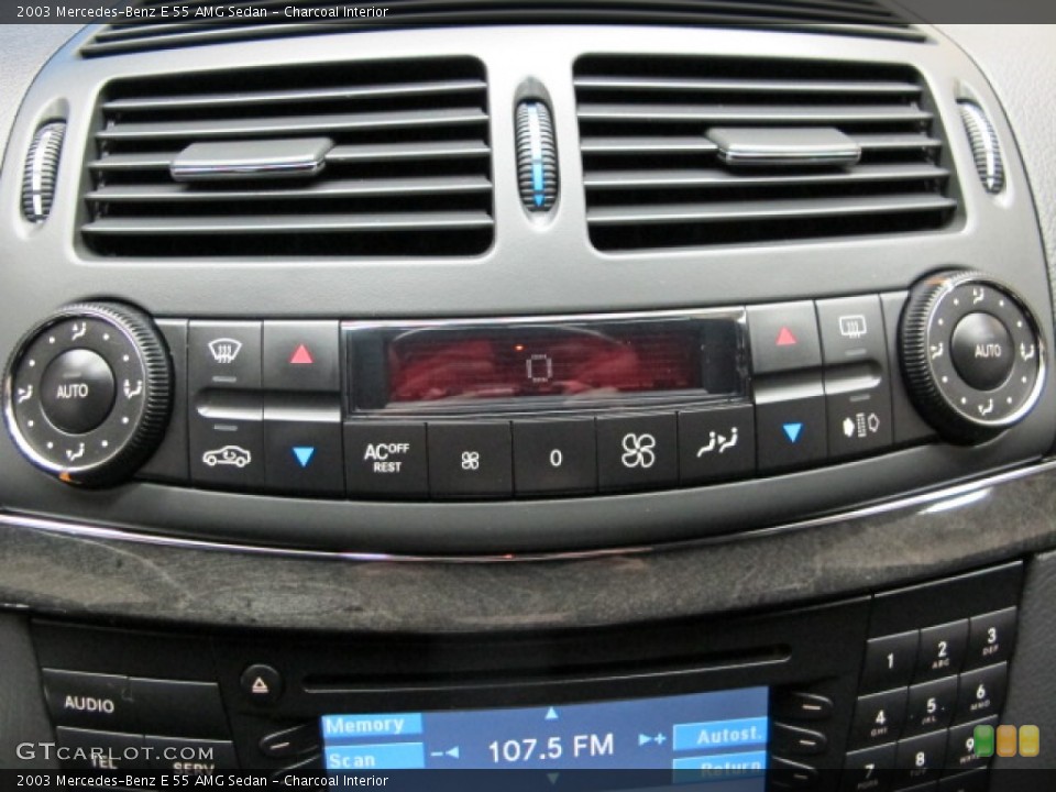 Charcoal Interior Controls for the 2003 Mercedes-Benz E 55 AMG Sedan #79397433