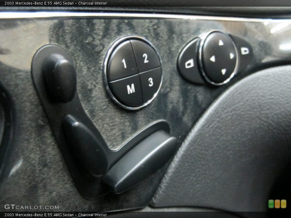Charcoal Interior Controls for the 2003 Mercedes-Benz E 55 AMG Sedan #79397581