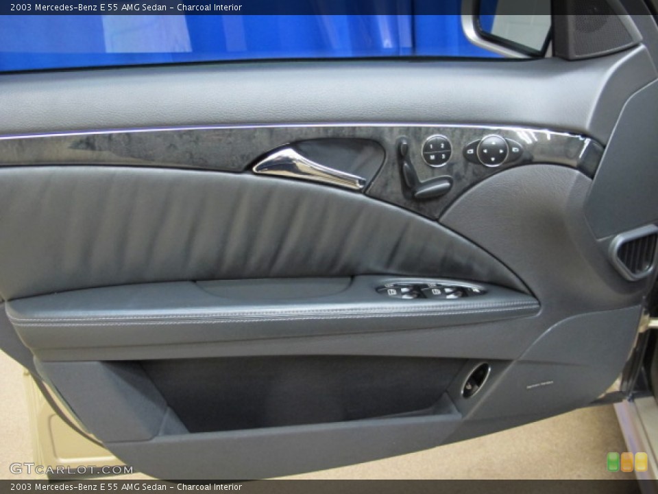 Charcoal Interior Door Panel for the 2003 Mercedes-Benz E 55 AMG Sedan #79397629