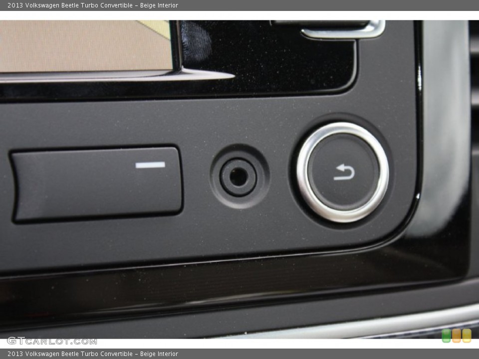 Beige Interior Controls for the 2013 Volkswagen Beetle Turbo Convertible #79397634