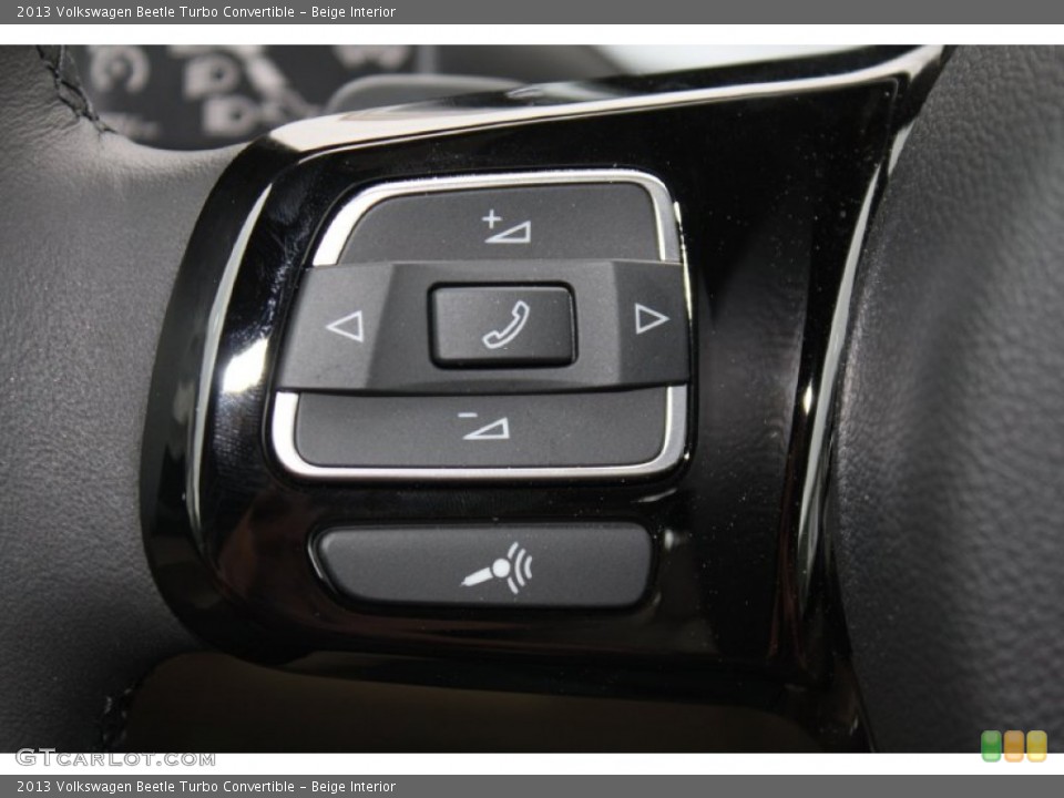 Beige Interior Controls for the 2013 Volkswagen Beetle Turbo Convertible #79397722