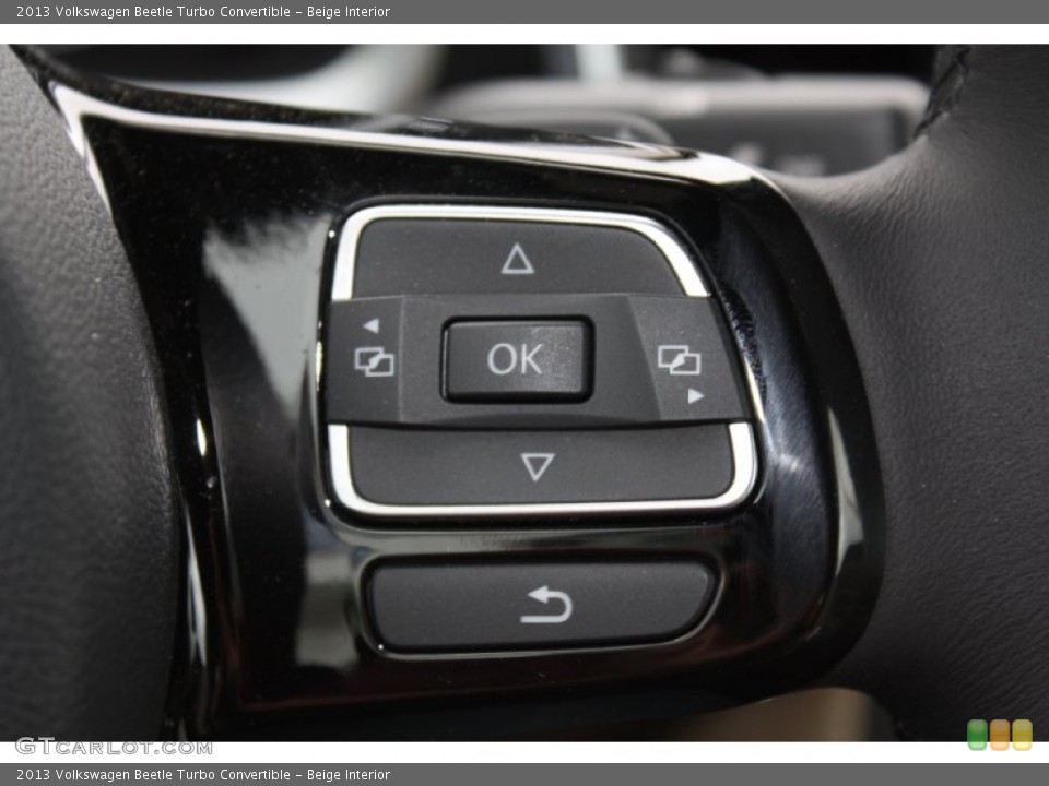 Beige Interior Controls for the 2013 Volkswagen Beetle Turbo Convertible #79397740