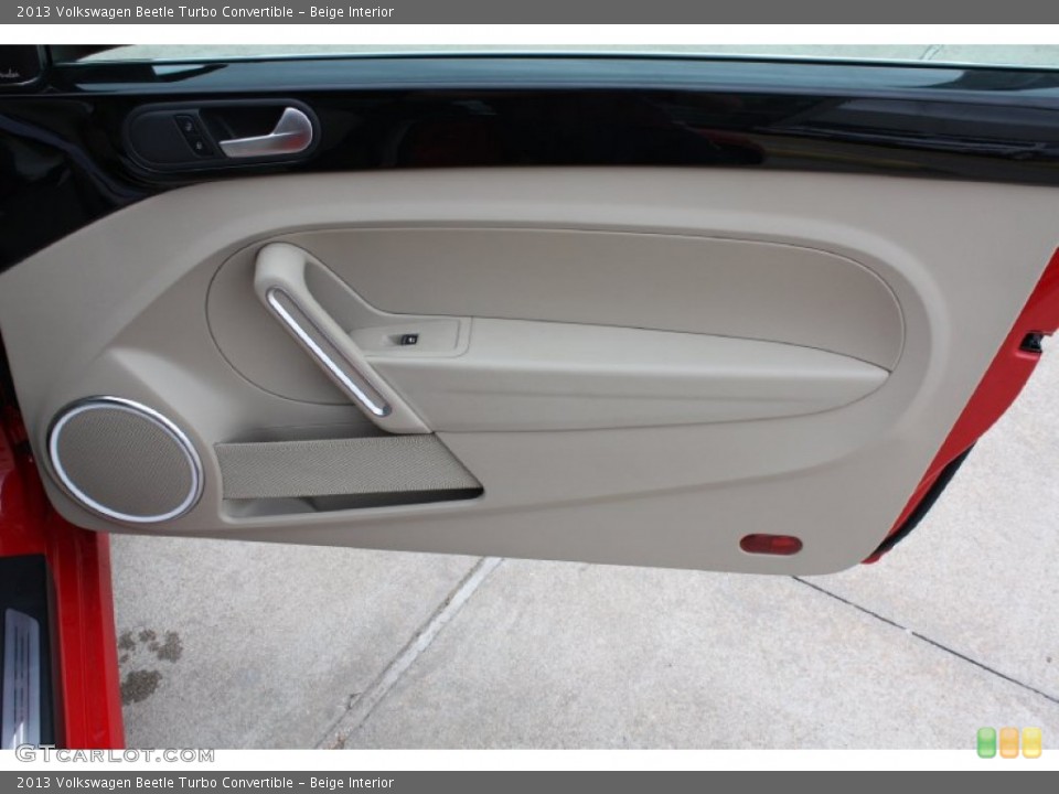 Beige Interior Door Panel for the 2013 Volkswagen Beetle Turbo Convertible #79397821