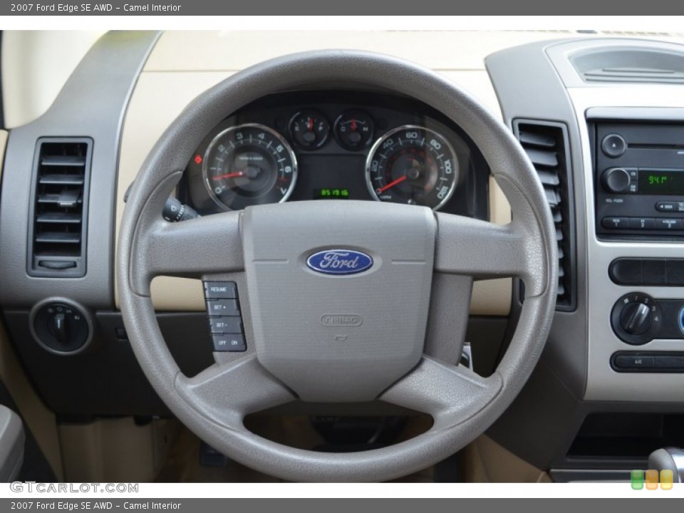 Camel Interior Steering Wheel for the 2007 Ford Edge SE AWD #79403878