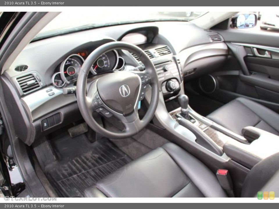 Ebony Interior Prime Interior for the 2010 Acura TL 3.5 #79404928