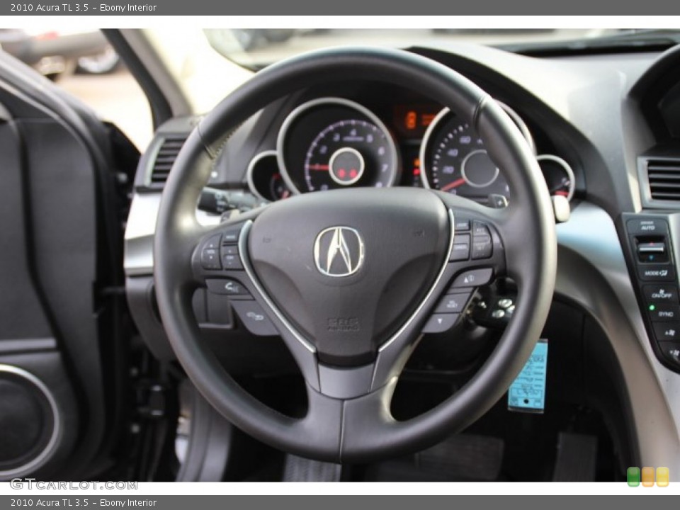 Ebony Interior Steering Wheel for the 2010 Acura TL 3.5 #79405023