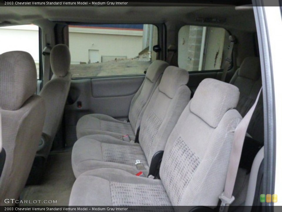 Medium Gray Interior Rear Seat for the 2003 Chevrolet Venture  #79406620