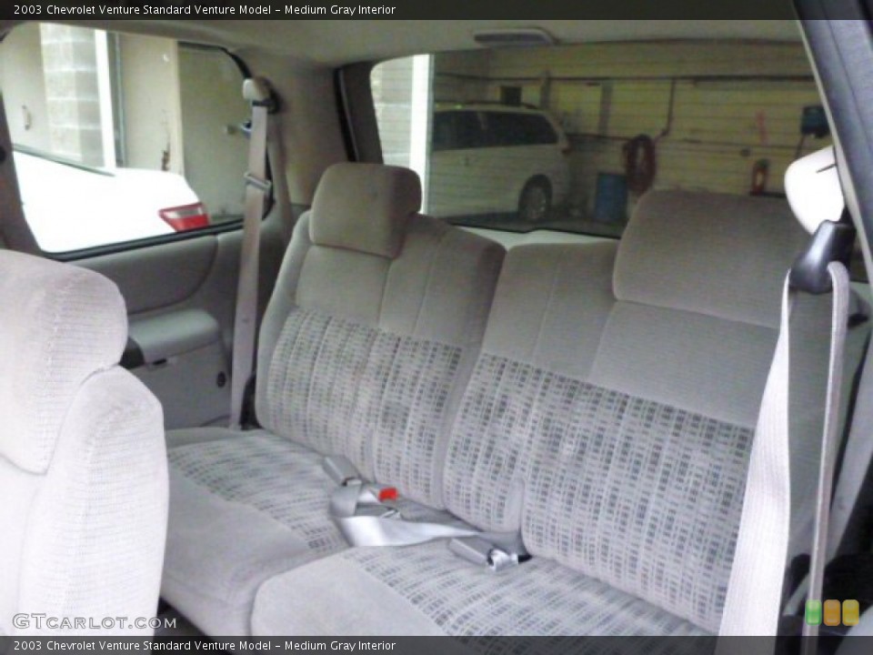 Medium Gray Interior Rear Seat for the 2003 Chevrolet Venture  #79406839