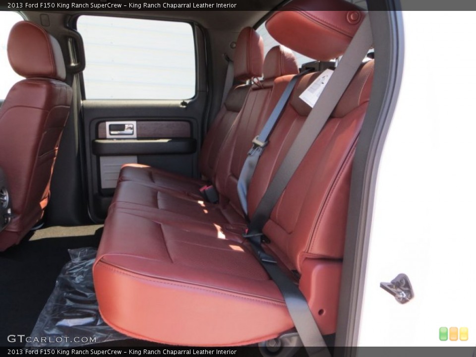 King Ranch Chaparral Leather Interior Rear Seat for the 2013 Ford F150 King Ranch SuperCrew #79408659