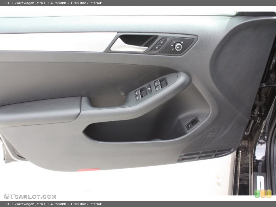 Titan Black Interior Door Panel for the 2013 Volkswagen Jetta GLI Autobahn #79415052