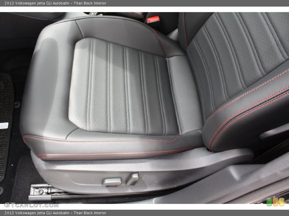 Titan Black Interior Front Seat for the 2013 Volkswagen Jetta GLI Autobahn #79415097