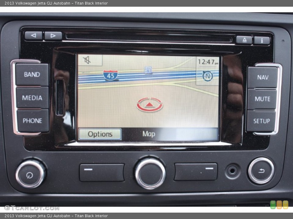 Titan Black Interior Navigation for the 2013 Volkswagen Jetta GLI Autobahn #79415220