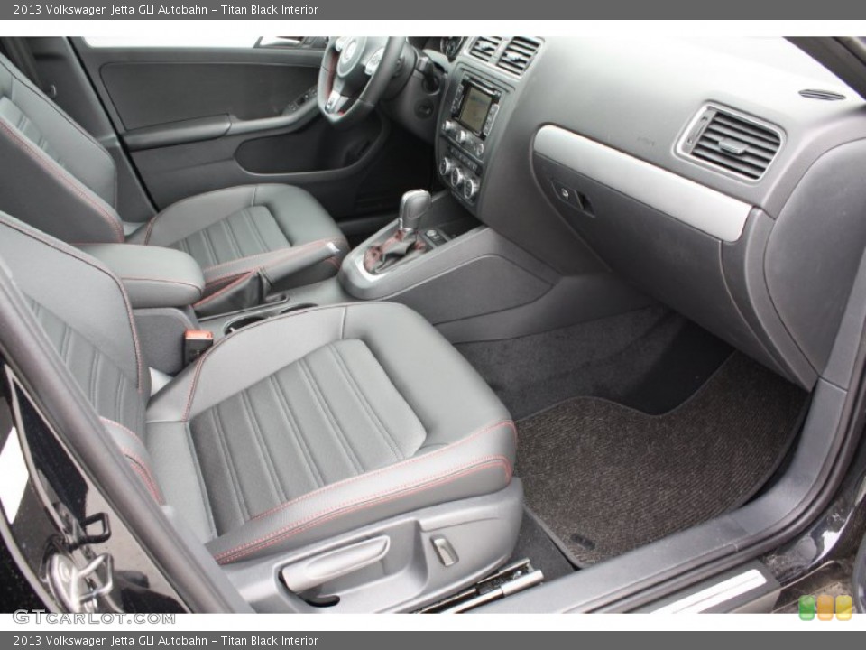 Titan Black Interior Front Seat for the 2013 Volkswagen Jetta GLI Autobahn #79415566