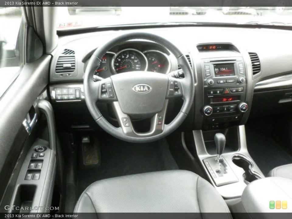 Black Interior Dashboard for the 2013 Kia Sorento EX AWD #79415789