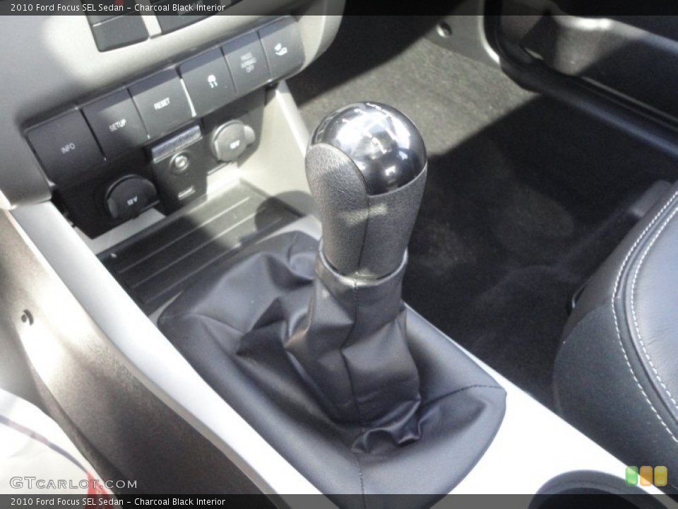 Charcoal Black Interior Transmission for the 2010 Ford Focus SEL Sedan #79418159
