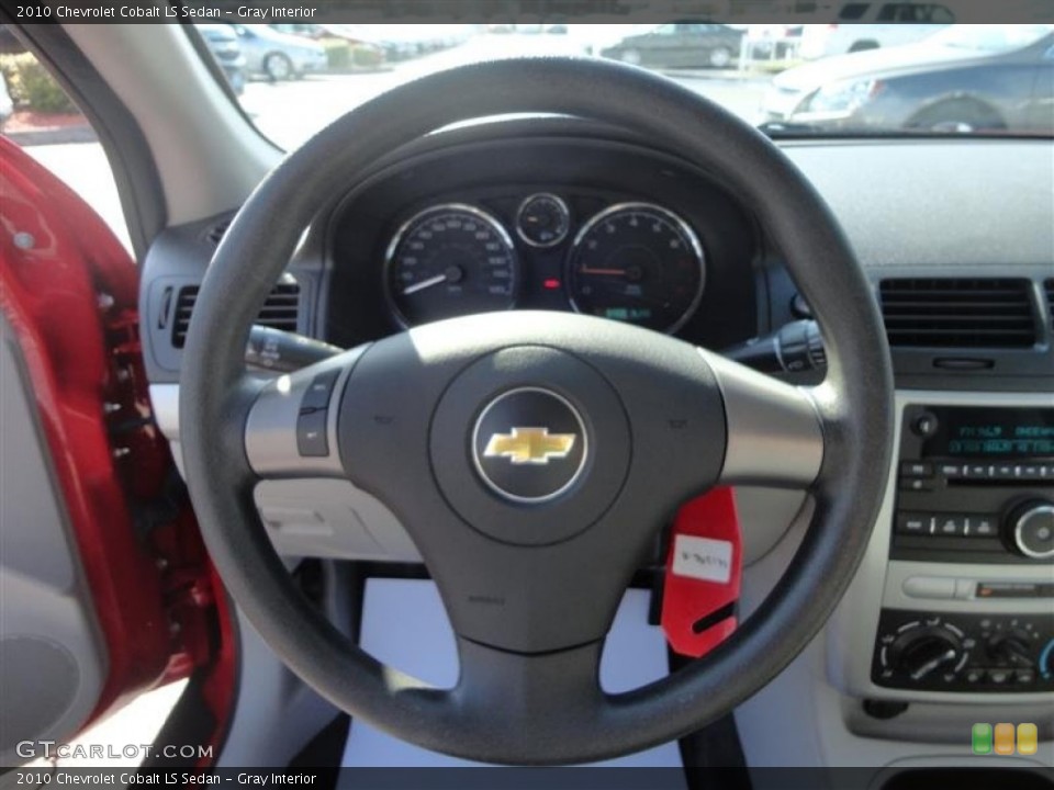 Gray Interior Steering Wheel for the 2010 Chevrolet Cobalt LS Sedan #79420280