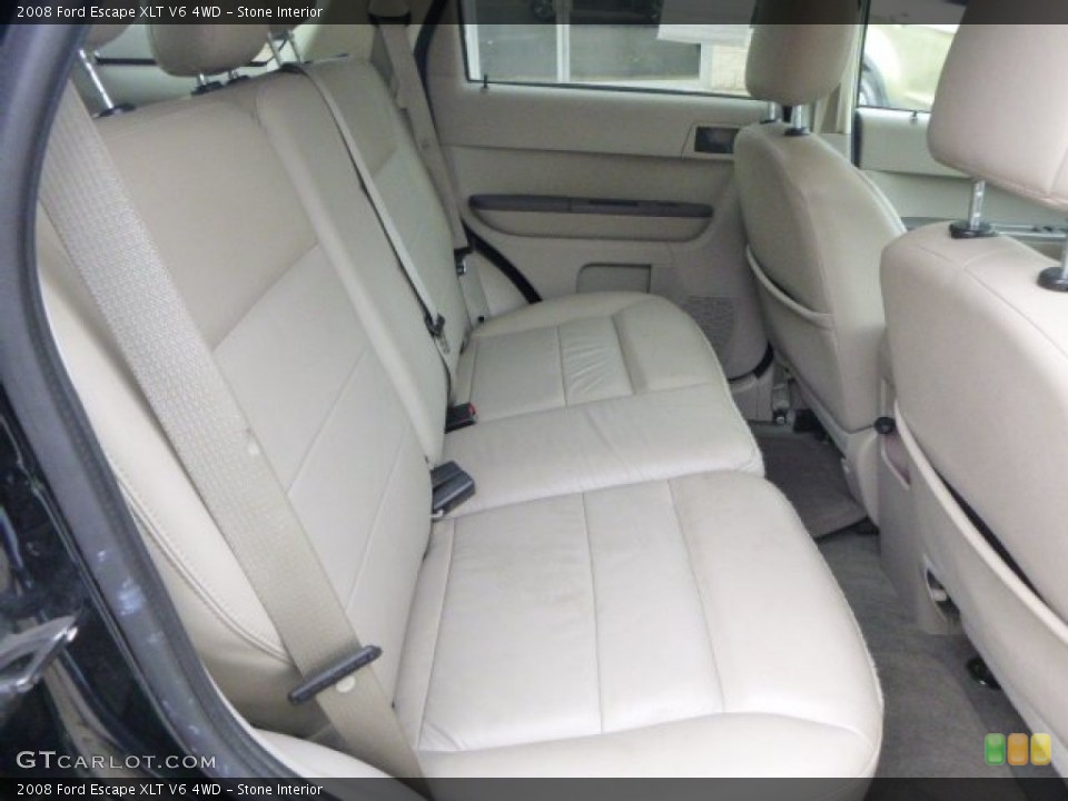 Stone Interior Rear Seat for the 2008 Ford Escape XLT V6 4WD #79420314