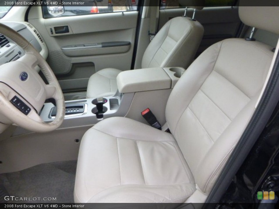 Stone Interior Front Seat for the 2008 Ford Escape XLT V6 4WD #79420337