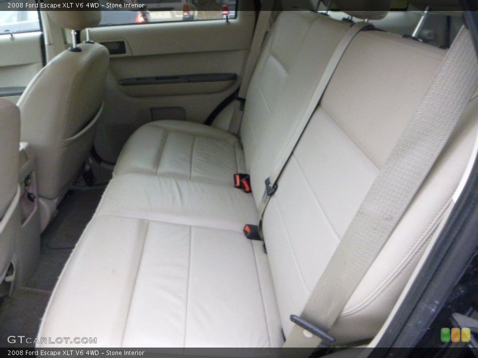 Stone Interior Rear Seat for the 2008 Ford Escape XLT V6 4WD #79420352
